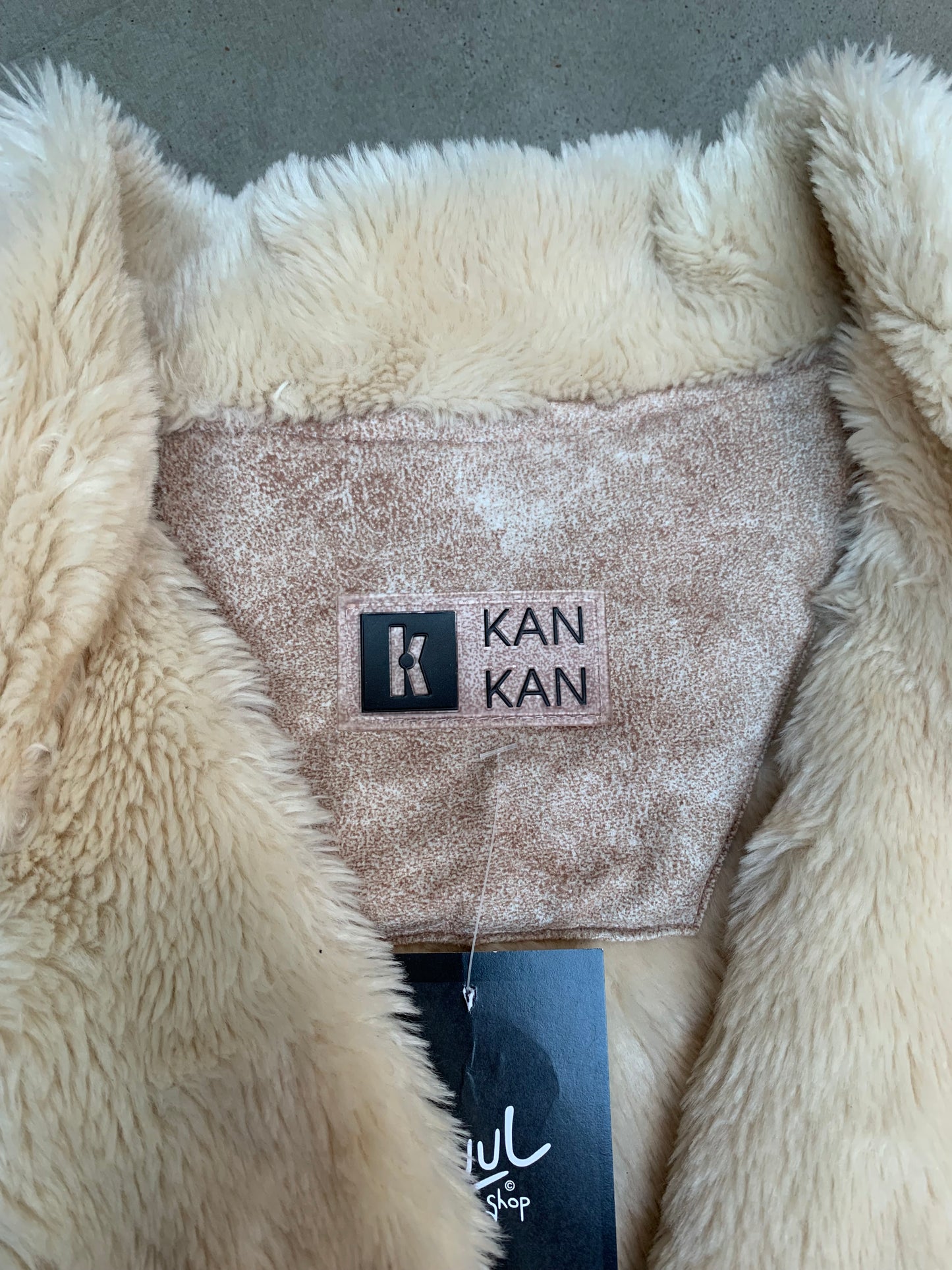 Vintage Kan Kan Faux Suede Coat