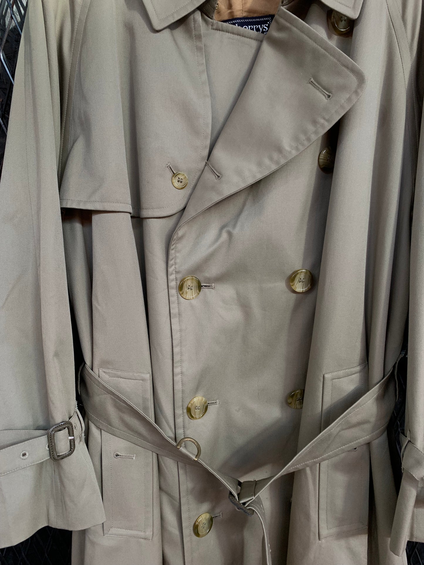 Vintage Burberrys Beige Long Trench Coat
