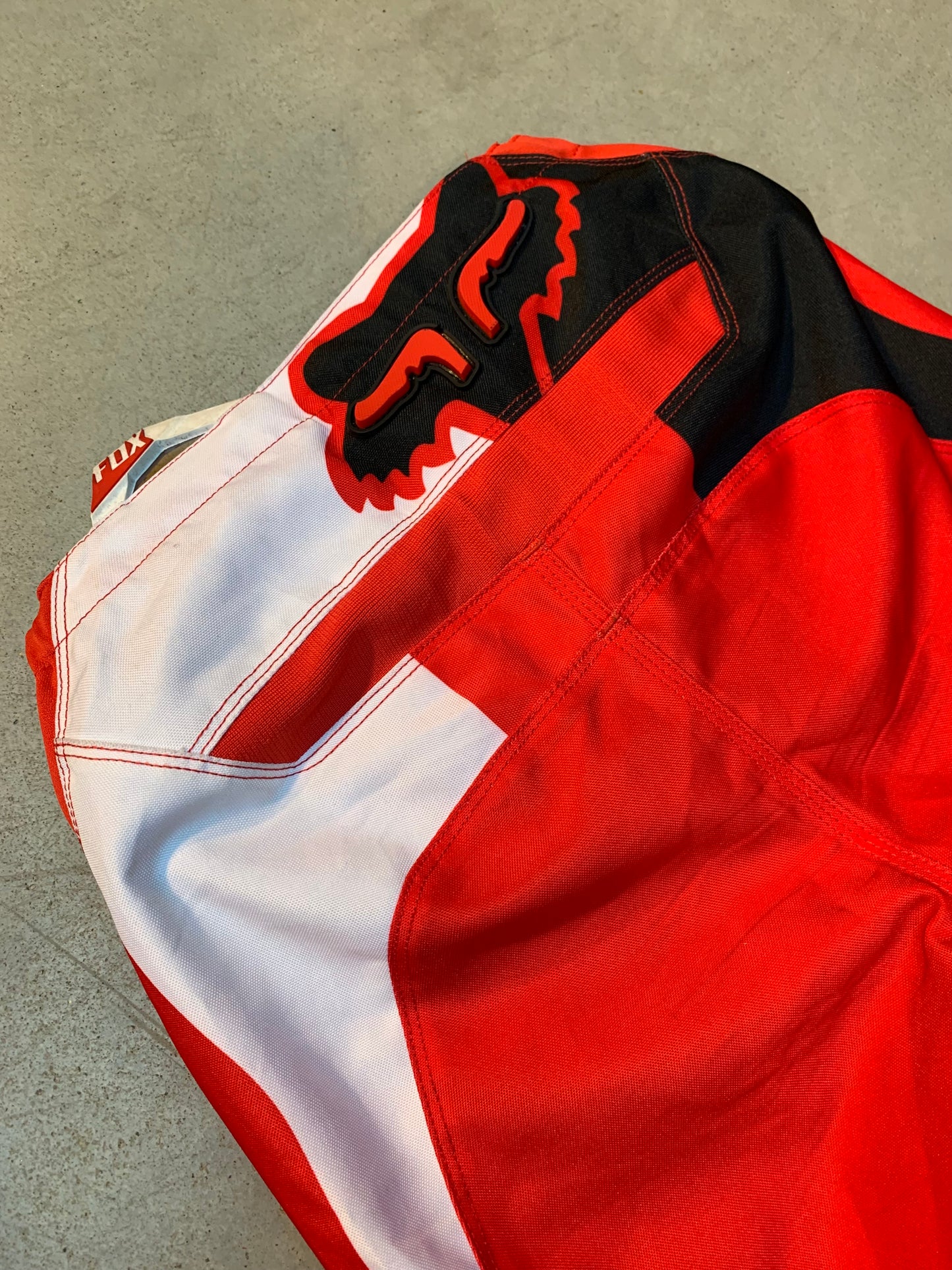 Women's Red, Black & White FOX Racing Pants