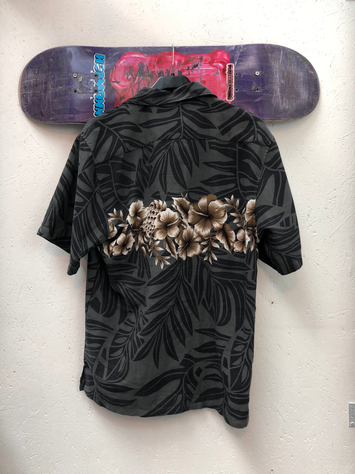 Meeste Y2K Aloha Joe Button Up Särk