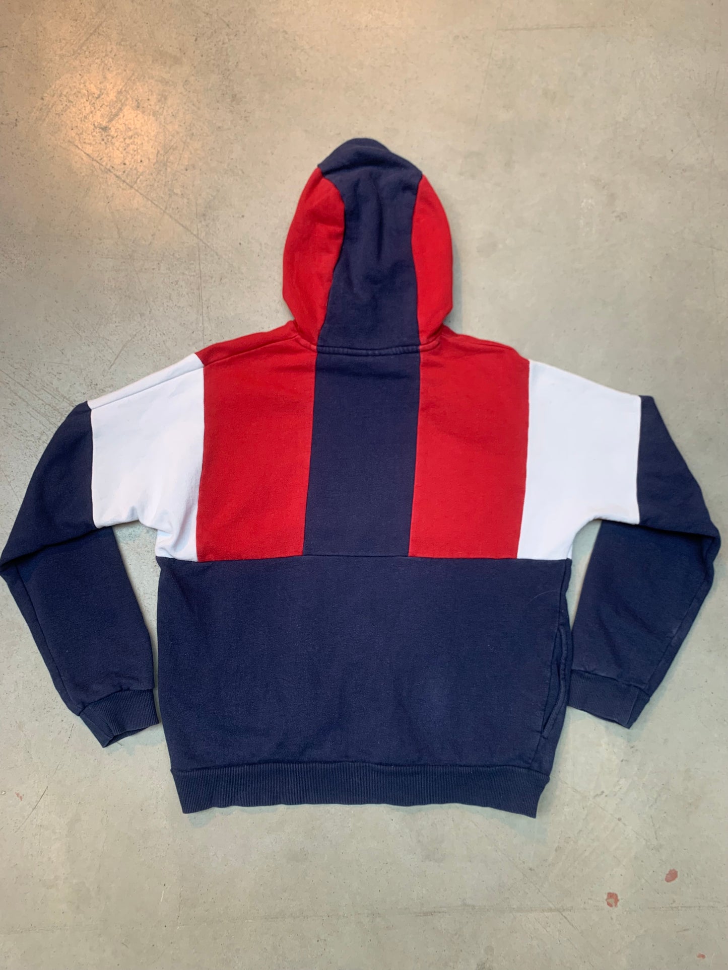 Vintage Fila Tricolor Panel Hoodie
