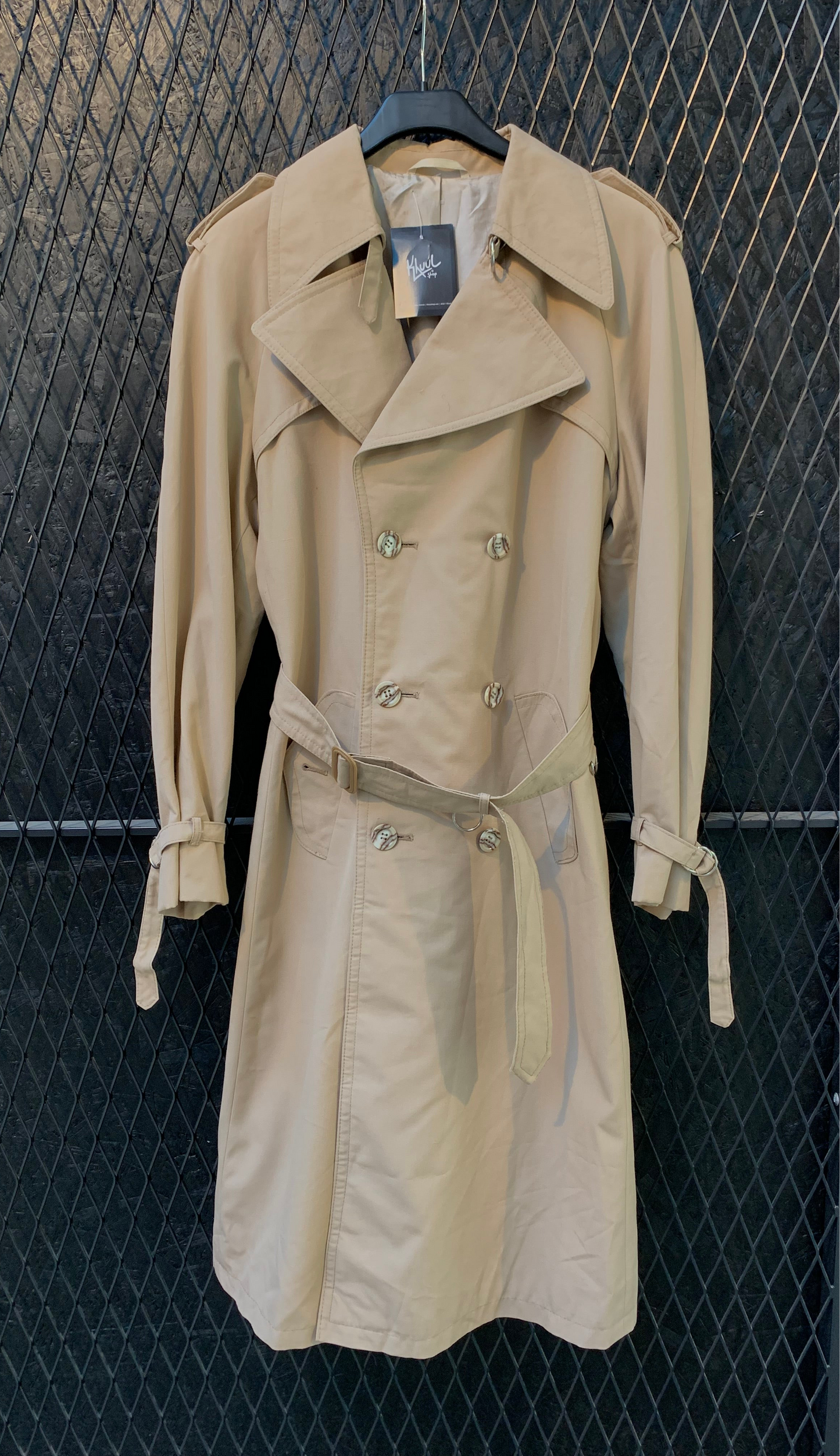 Beige Long Trench Coat Women’s L