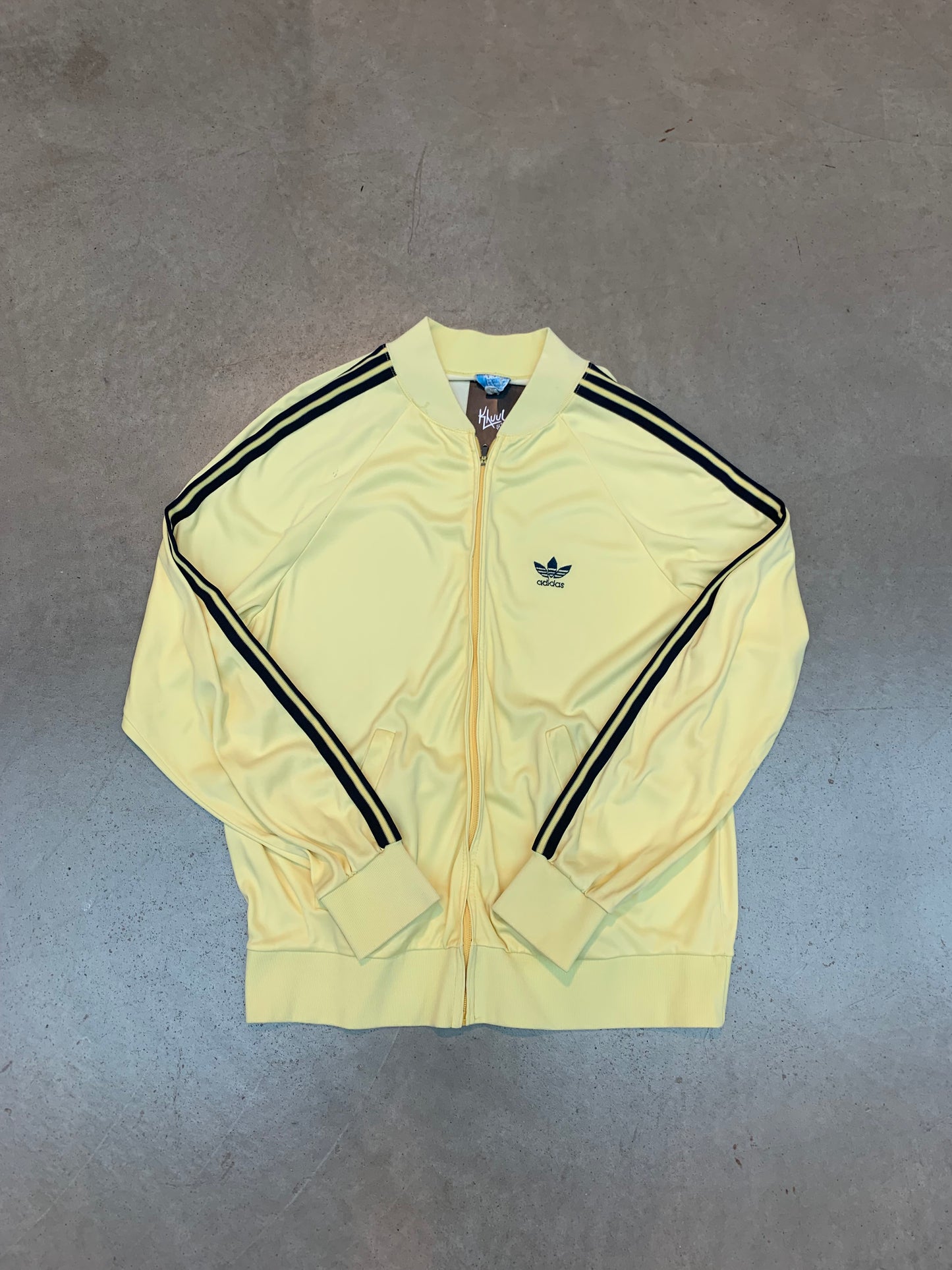 Adidas Originals Vintage Retro Yellow Track Jacket