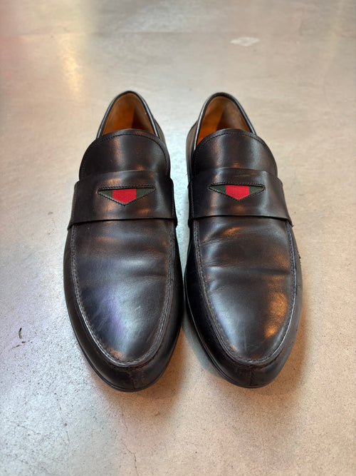 Gucci Men’s Black Leather Loafers