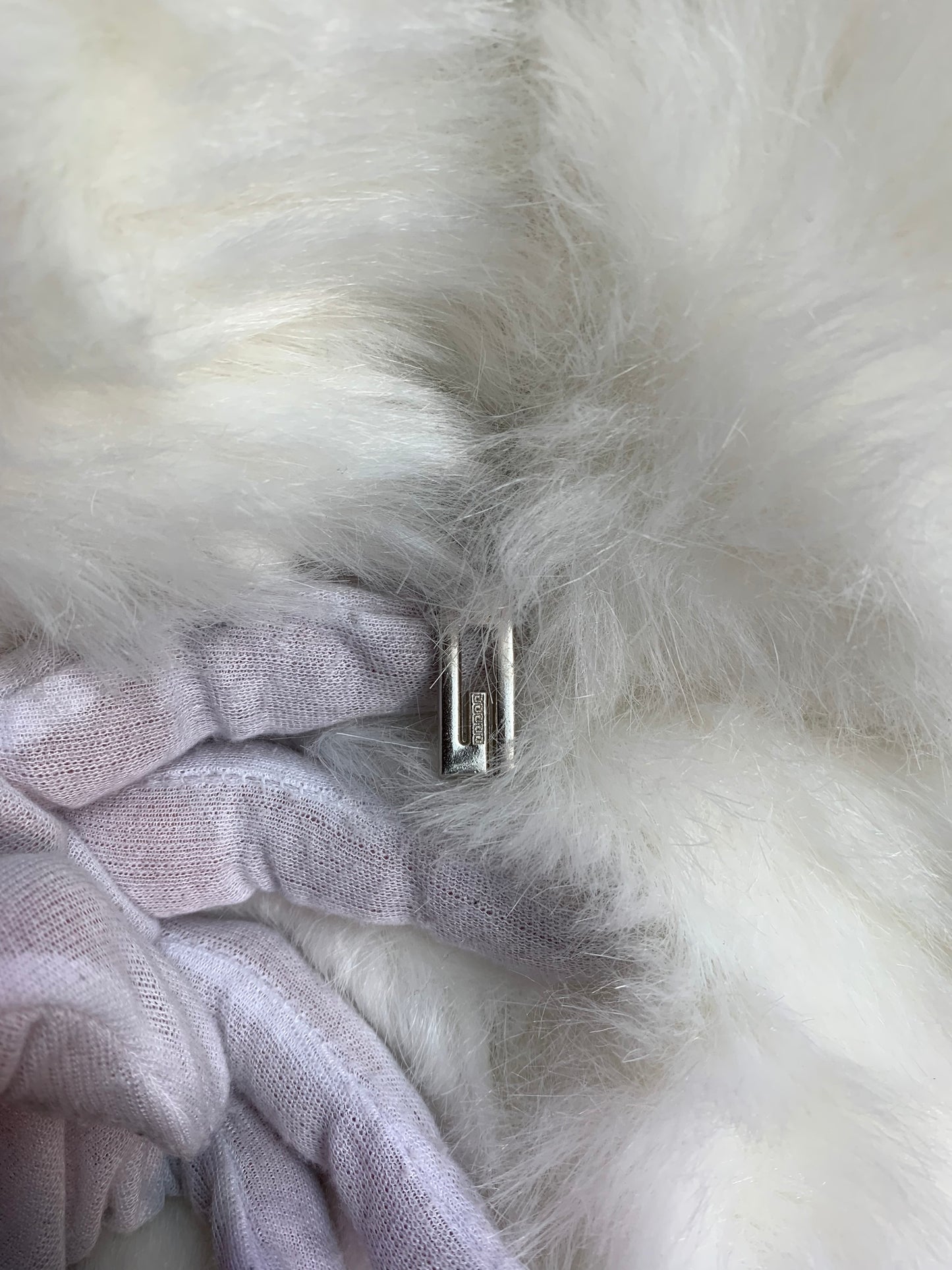 Fashion White Faux Fur Cropped Jacket