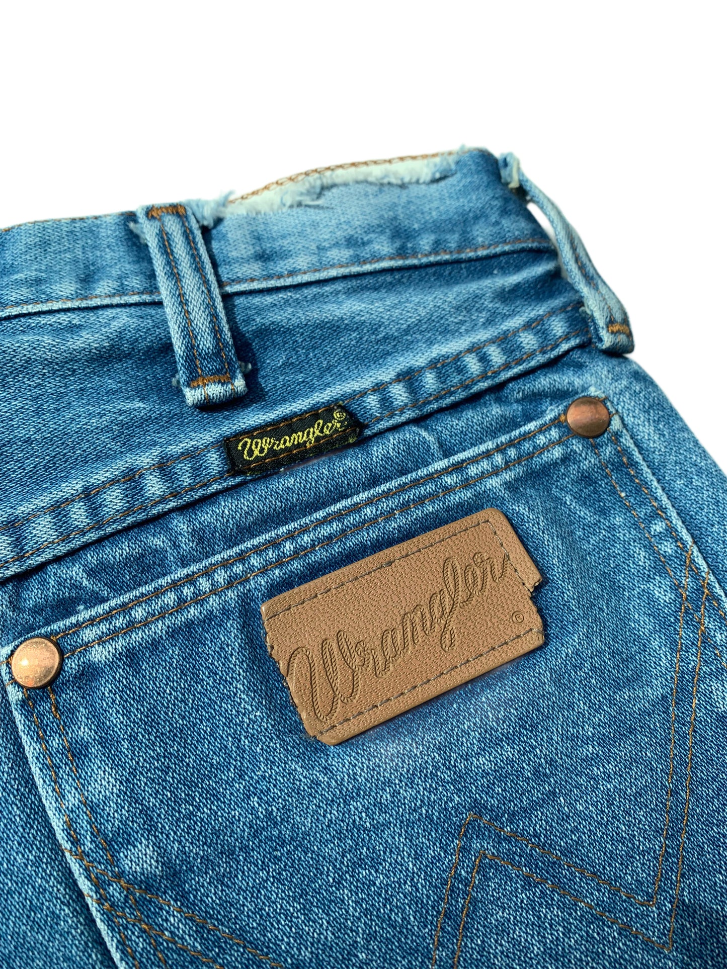 Vintage Blue Wrangler Straight Fit Jeans