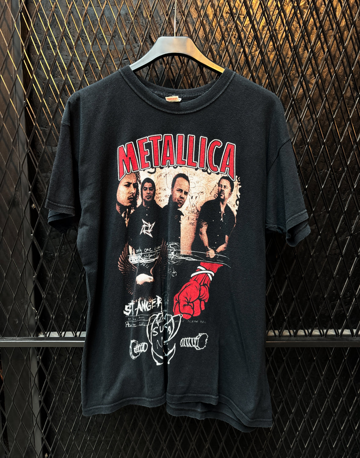 Mens Tshirt Tee Shirt Ado GarÃ§on Original Metallica Band Tee
