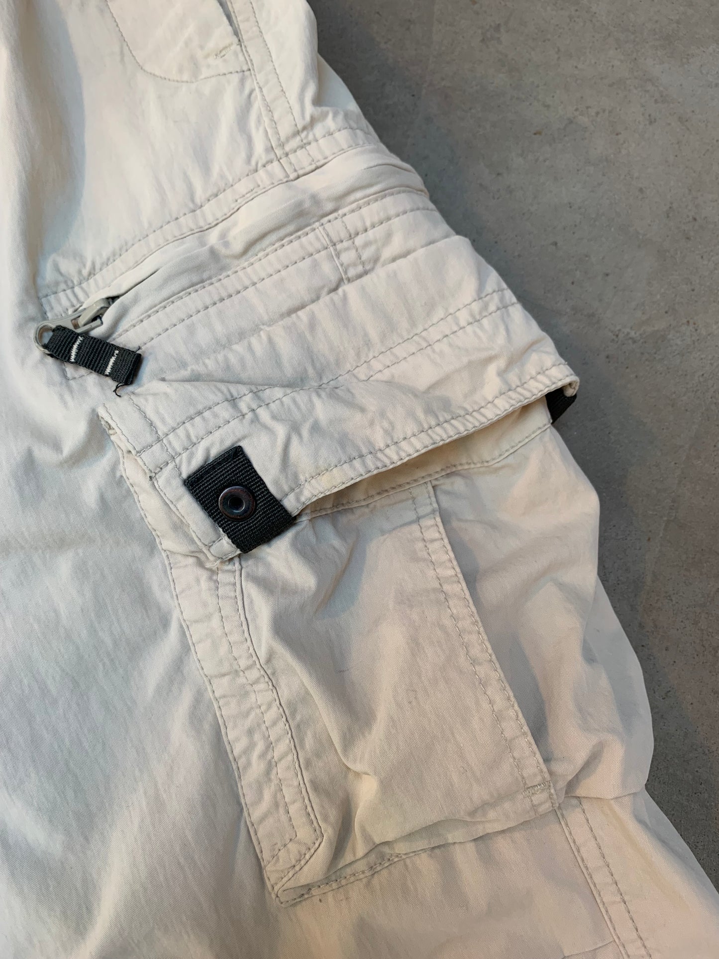 Batistini Sport Beige Cargo Capris Pants