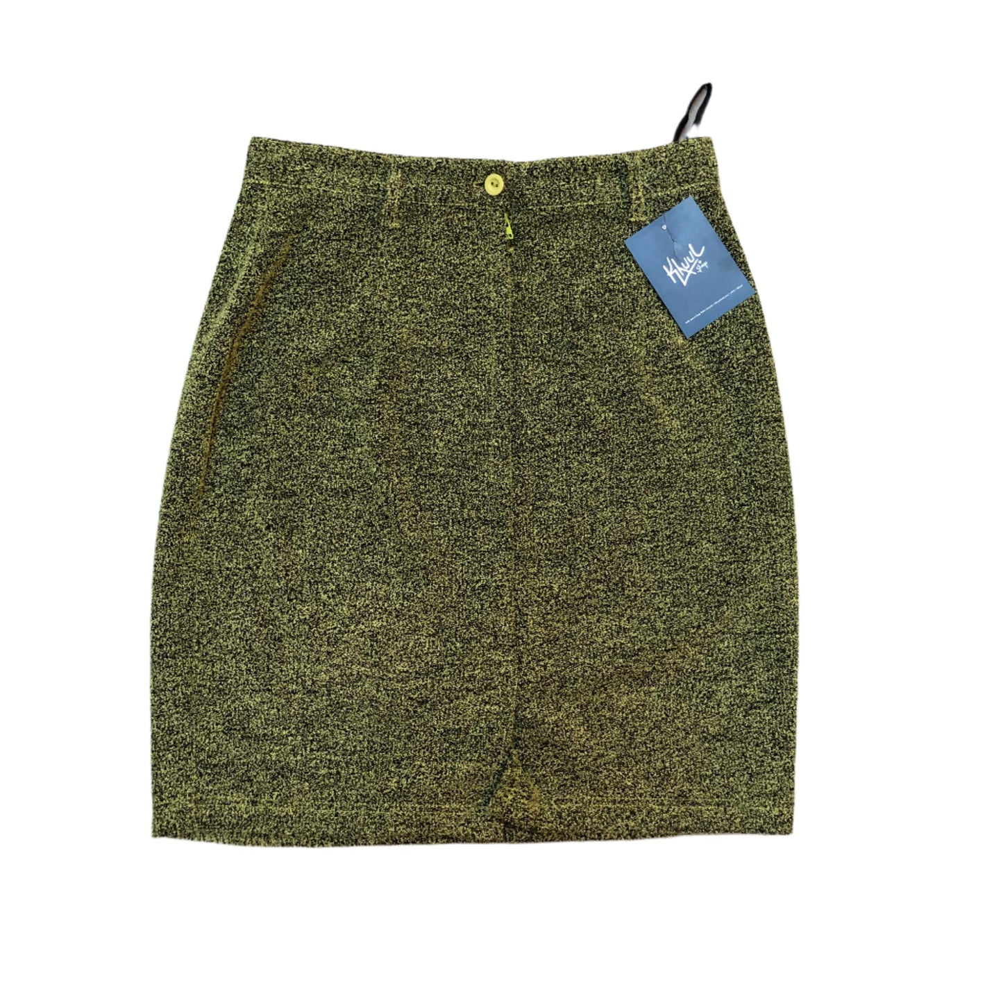 Textured Green Knit Skirt S