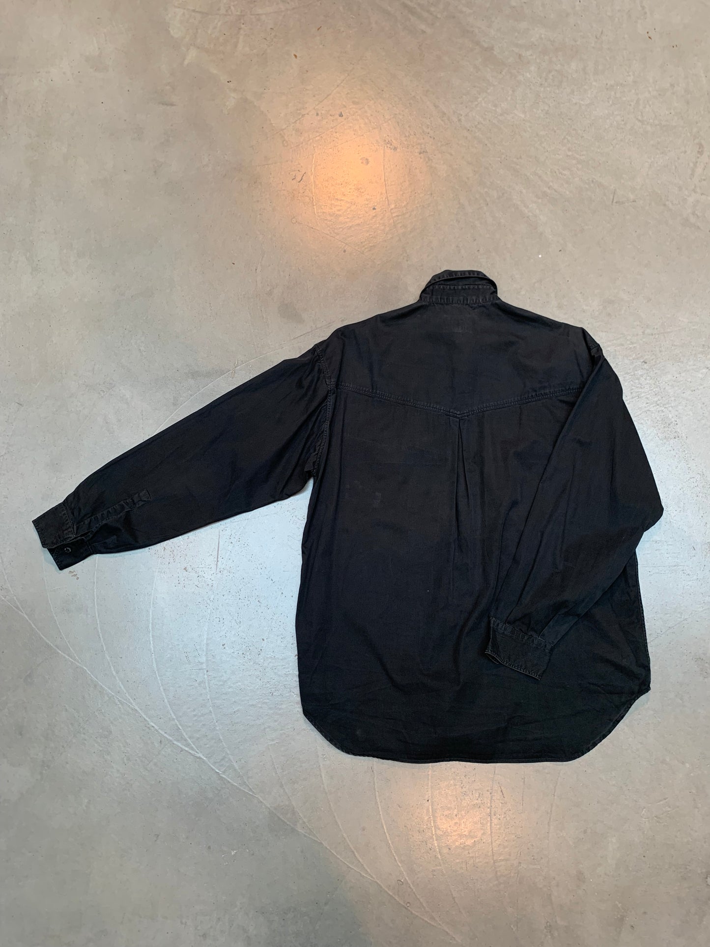 Versace Jeans Couture Classic Black Long Sleeve Shirt