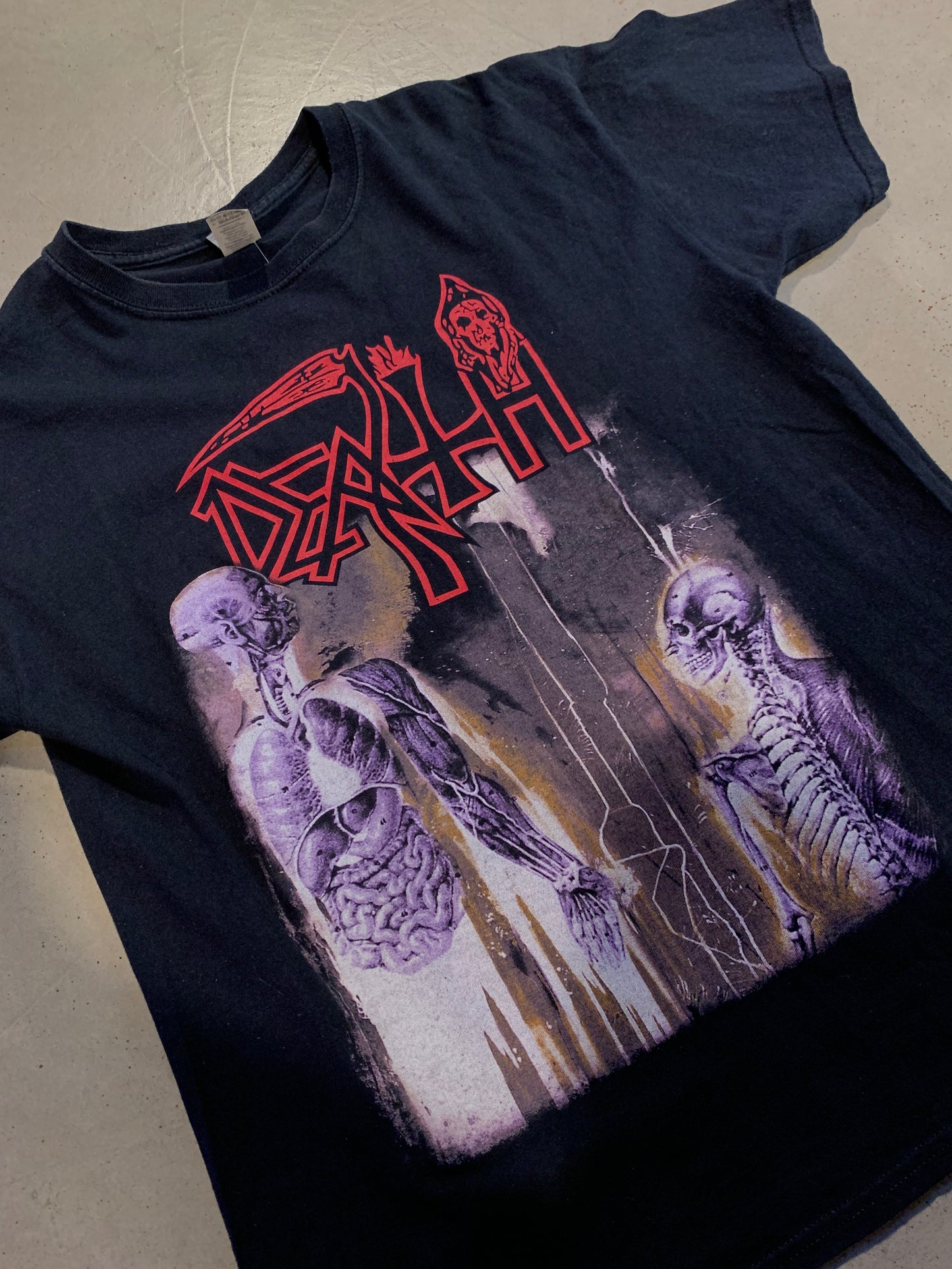 Vintage “DEATH” Band Graphic Black T-Shirt