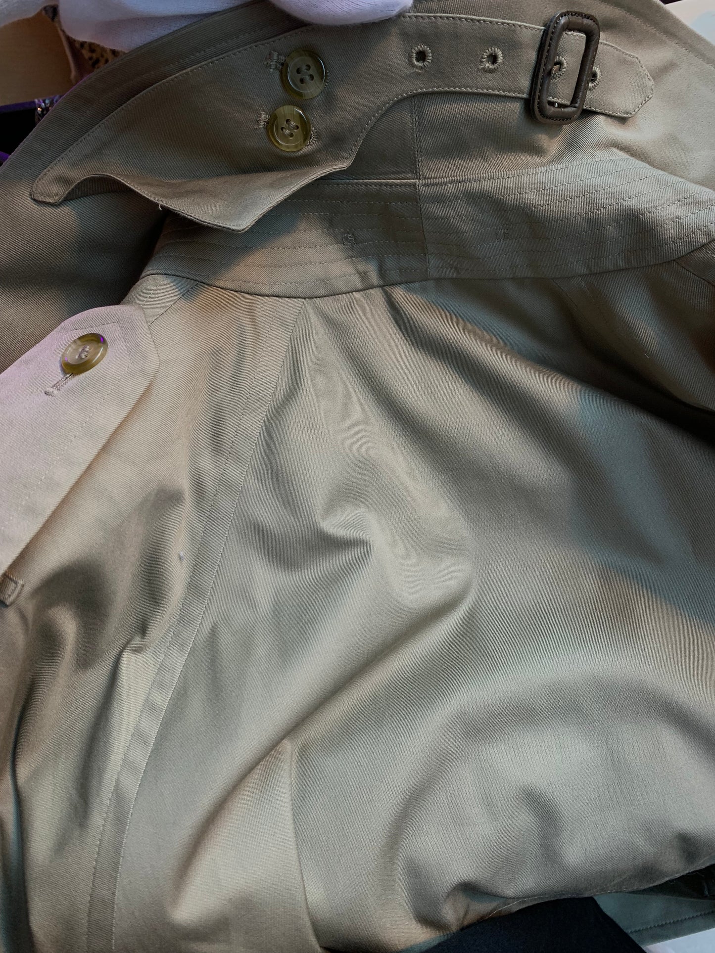 Vintage Burberrys Beige Long Trench Coat