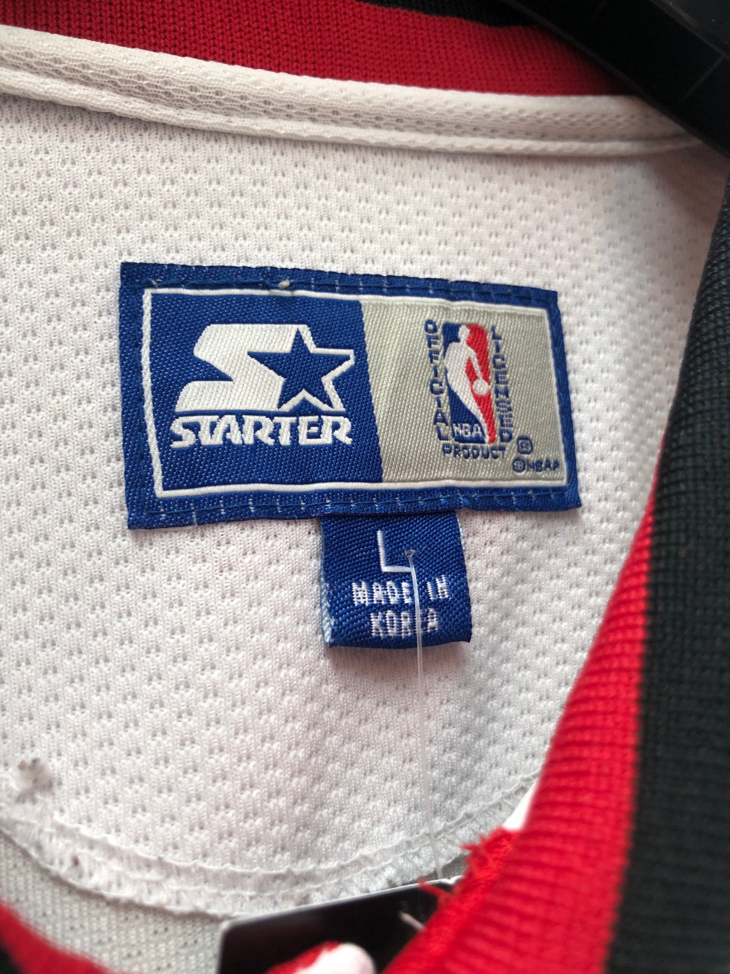 Vintage Chicago Bulls Starter Button-Up Jersey Shirt