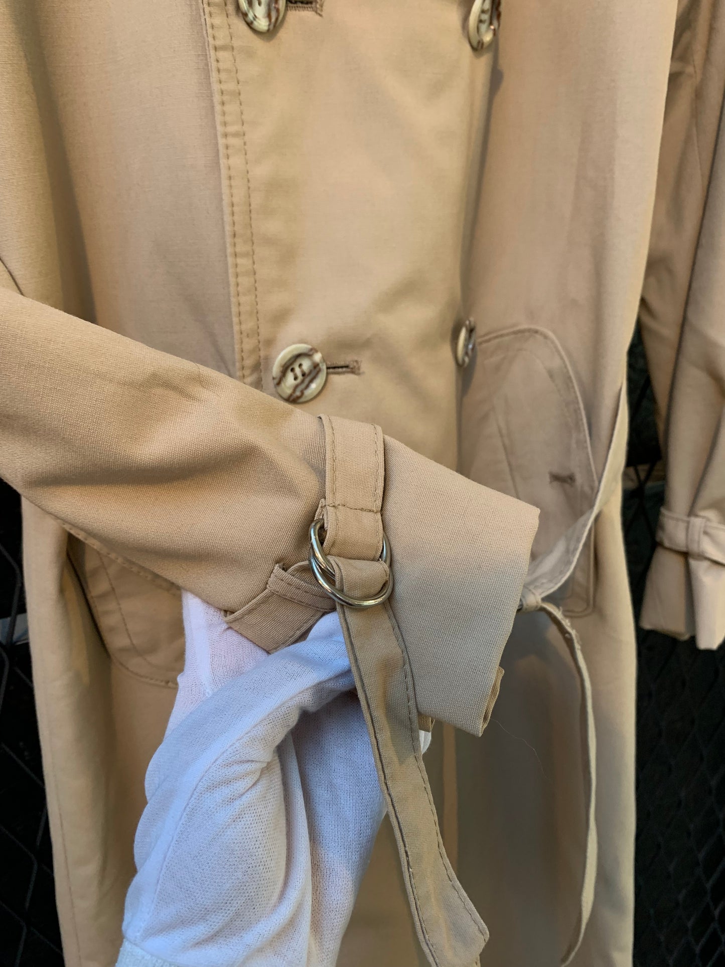 Beige Long Trench Coat Women’s L
