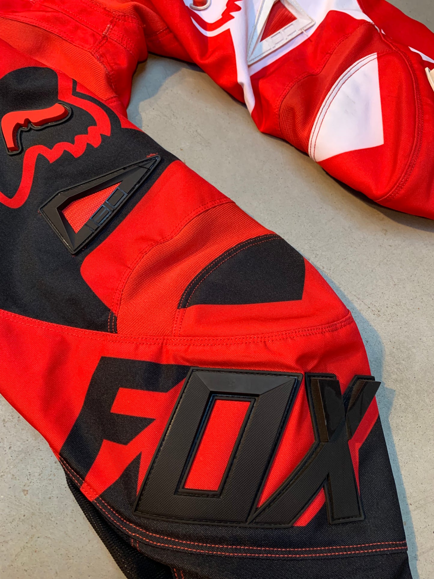 Women's Red, Black & White FOX Racing Pants