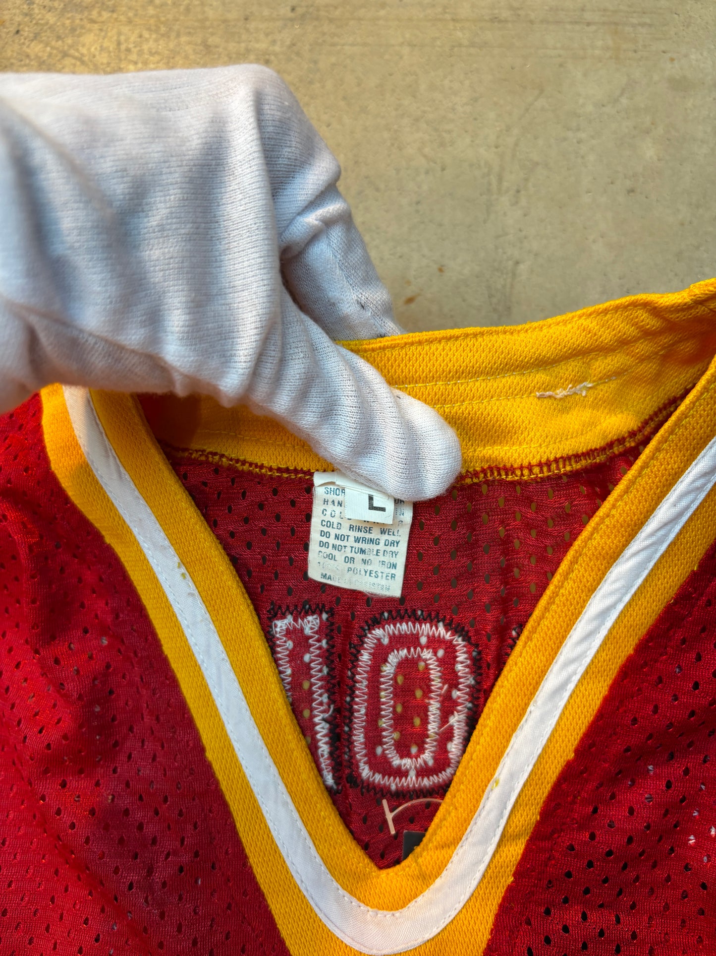 Rhinos SMOLLY 13 Red, White and Yellow Jersey