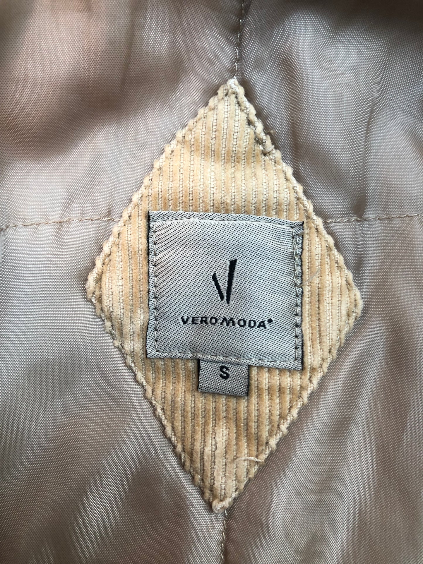Vero Moda Beige Long Winter Coat