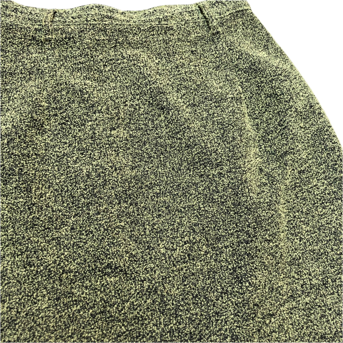 Textured Green Knit Skirt S