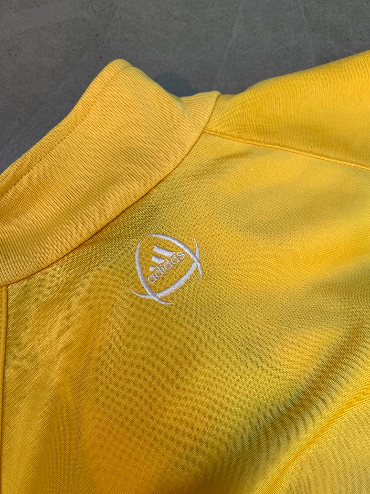 Vintage Adidas Yellow Track Jacket Women Size S
