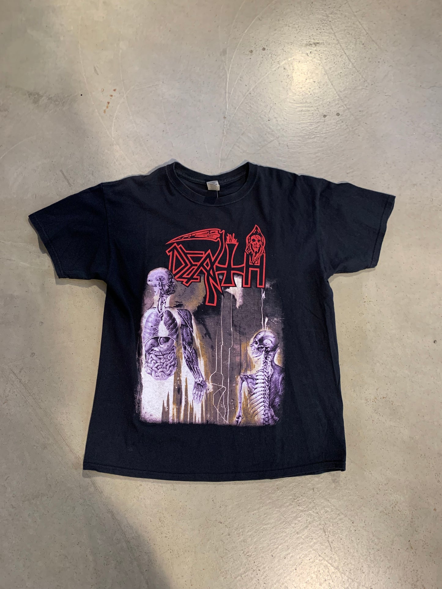 Vintage “DEATH” Band Graphic Black T-Shirt