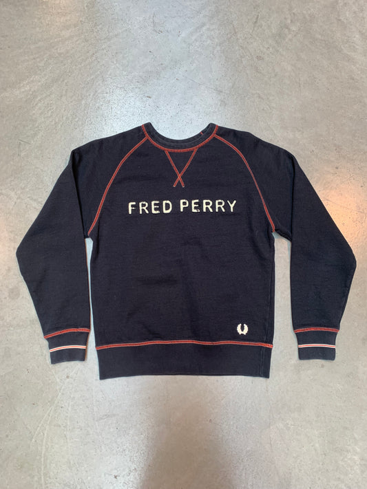 Fred Perry Sportswear Black Crewneck Sweatshirt