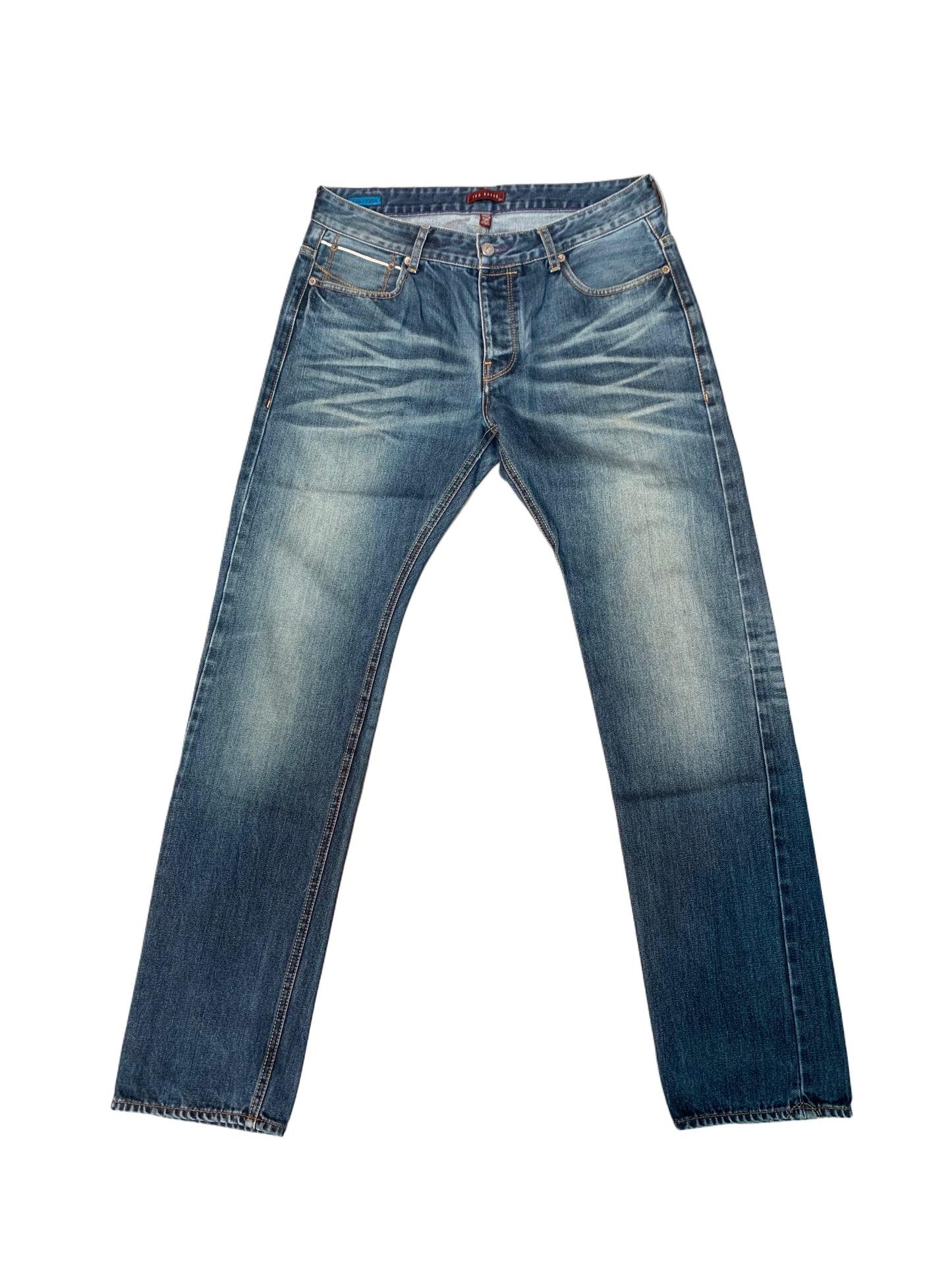 Ted Baker Men’s Classic Fit Straight Leg Jeans