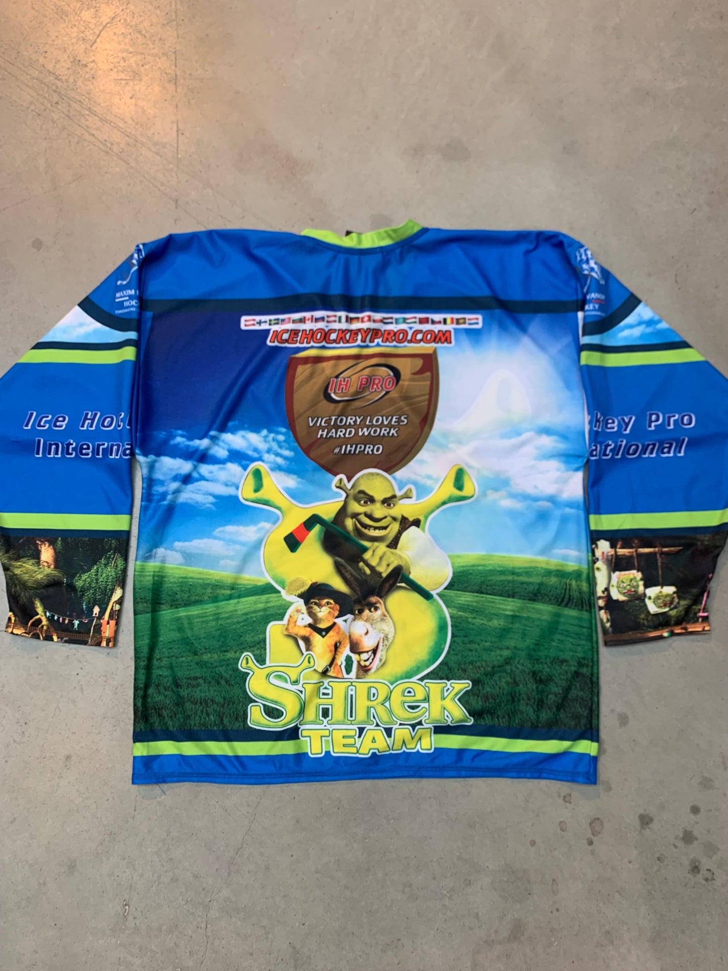 Y2K Men's Shrek Team Ice Hockey Jersey