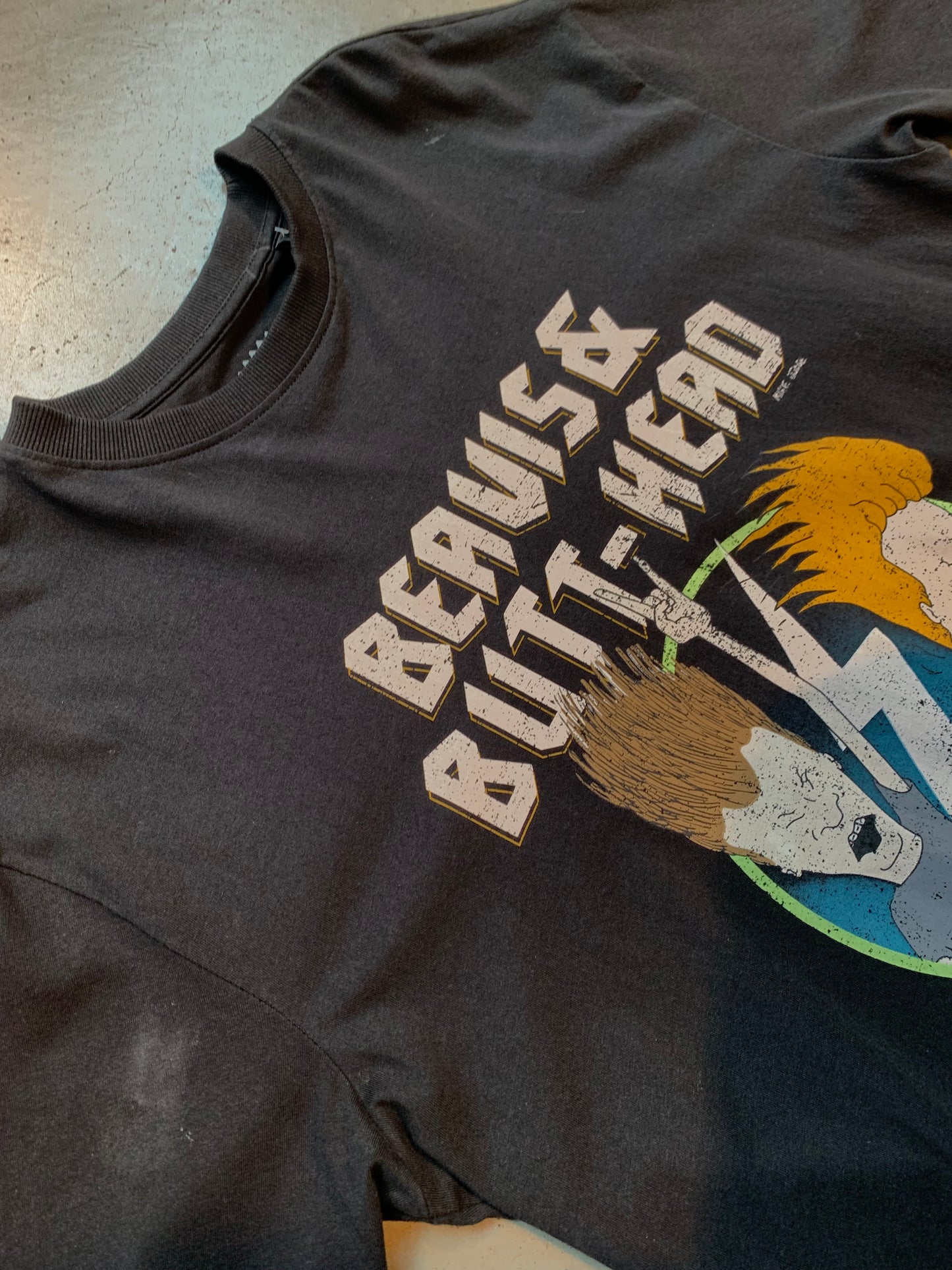 BEAVIS & BUTT-HEAD” Graphic Black T-Shirt