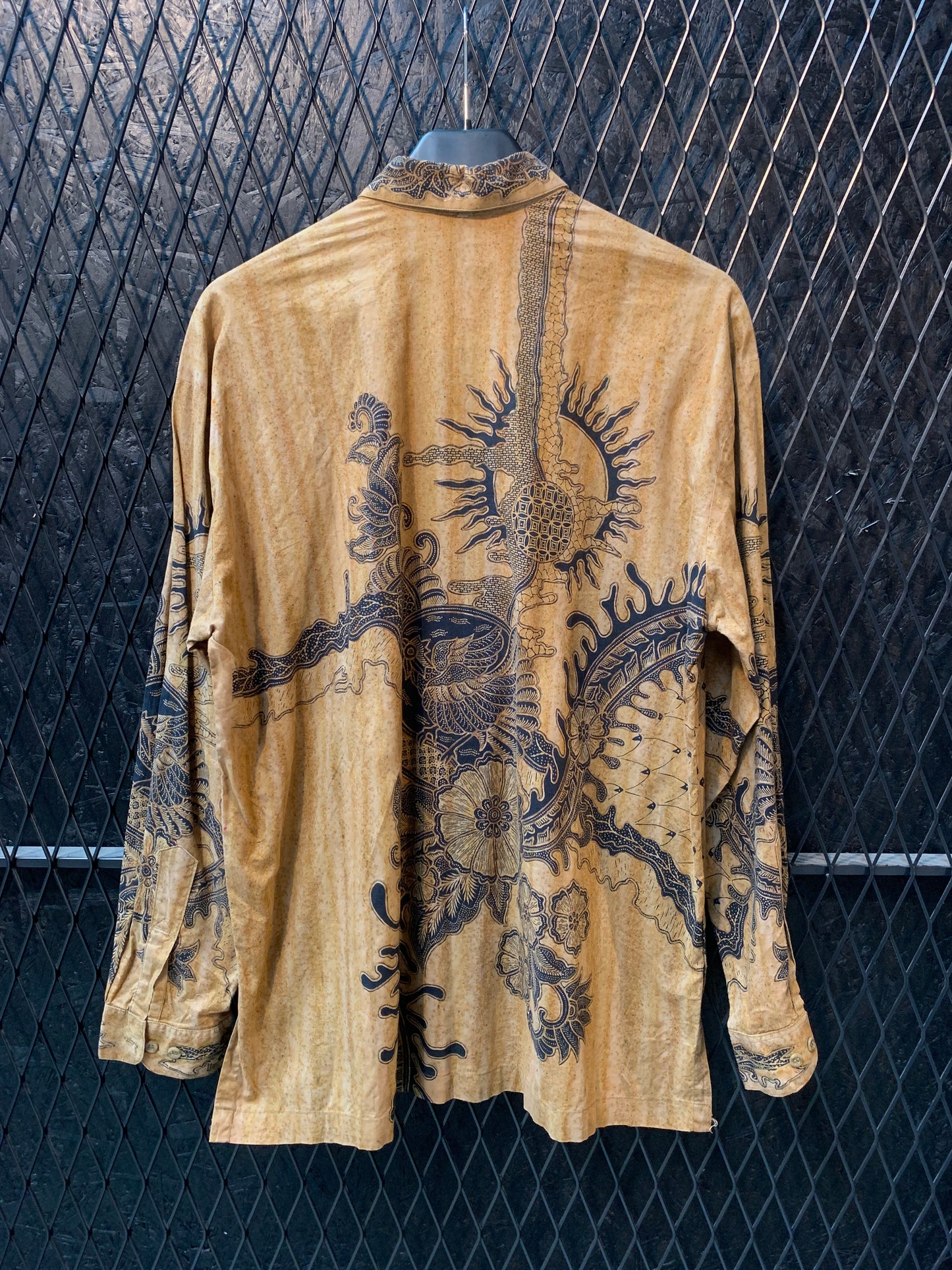 Vintage Arjuna Weda Men’s XL Batik Button-Up Shirt