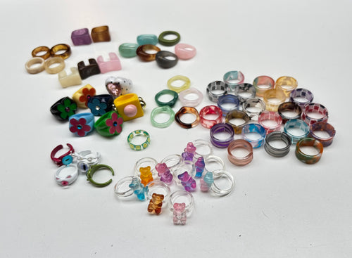 Y2K Resin Rings