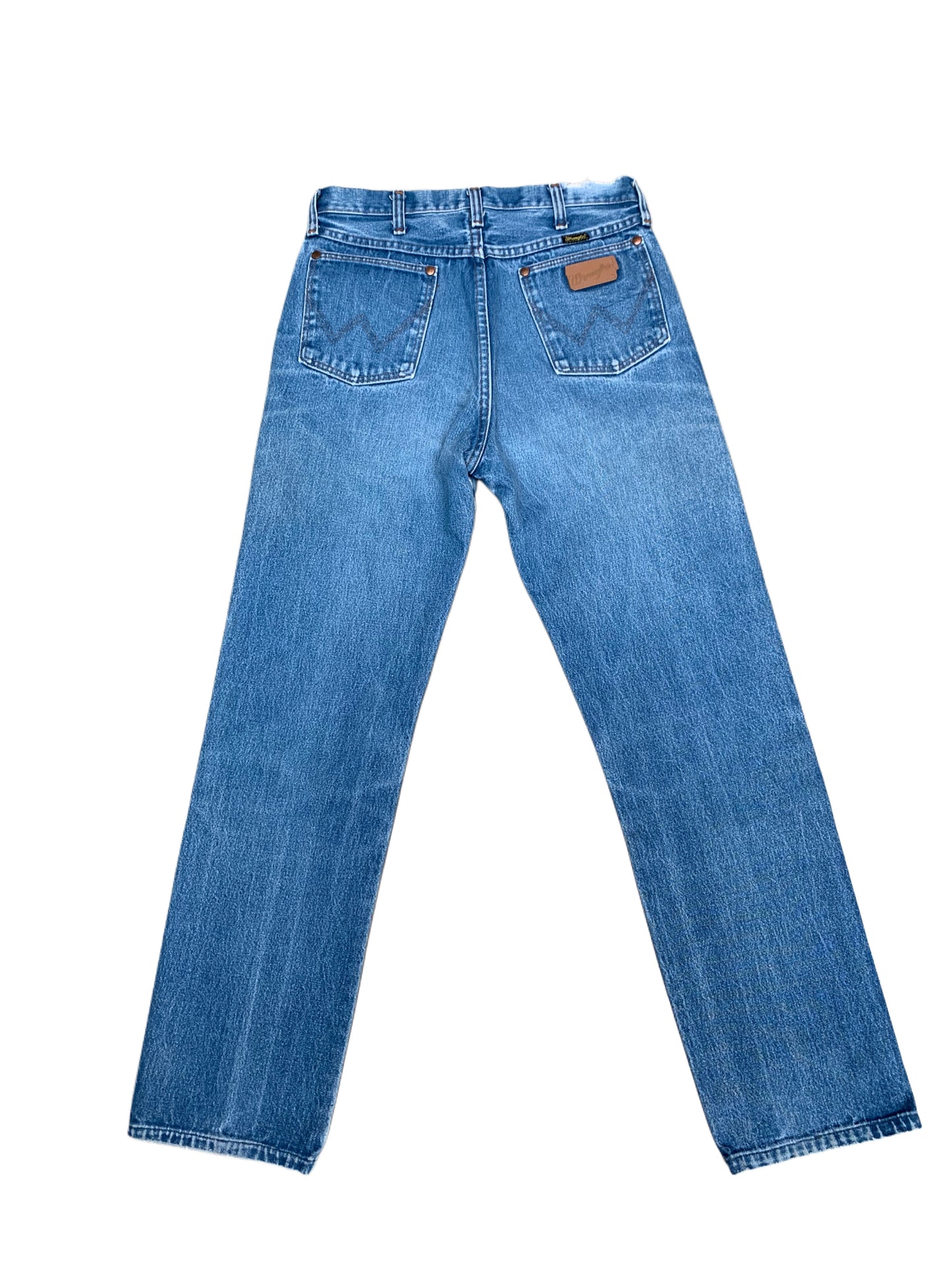 Vintage Blue Wrangler Straight Fit Jeans