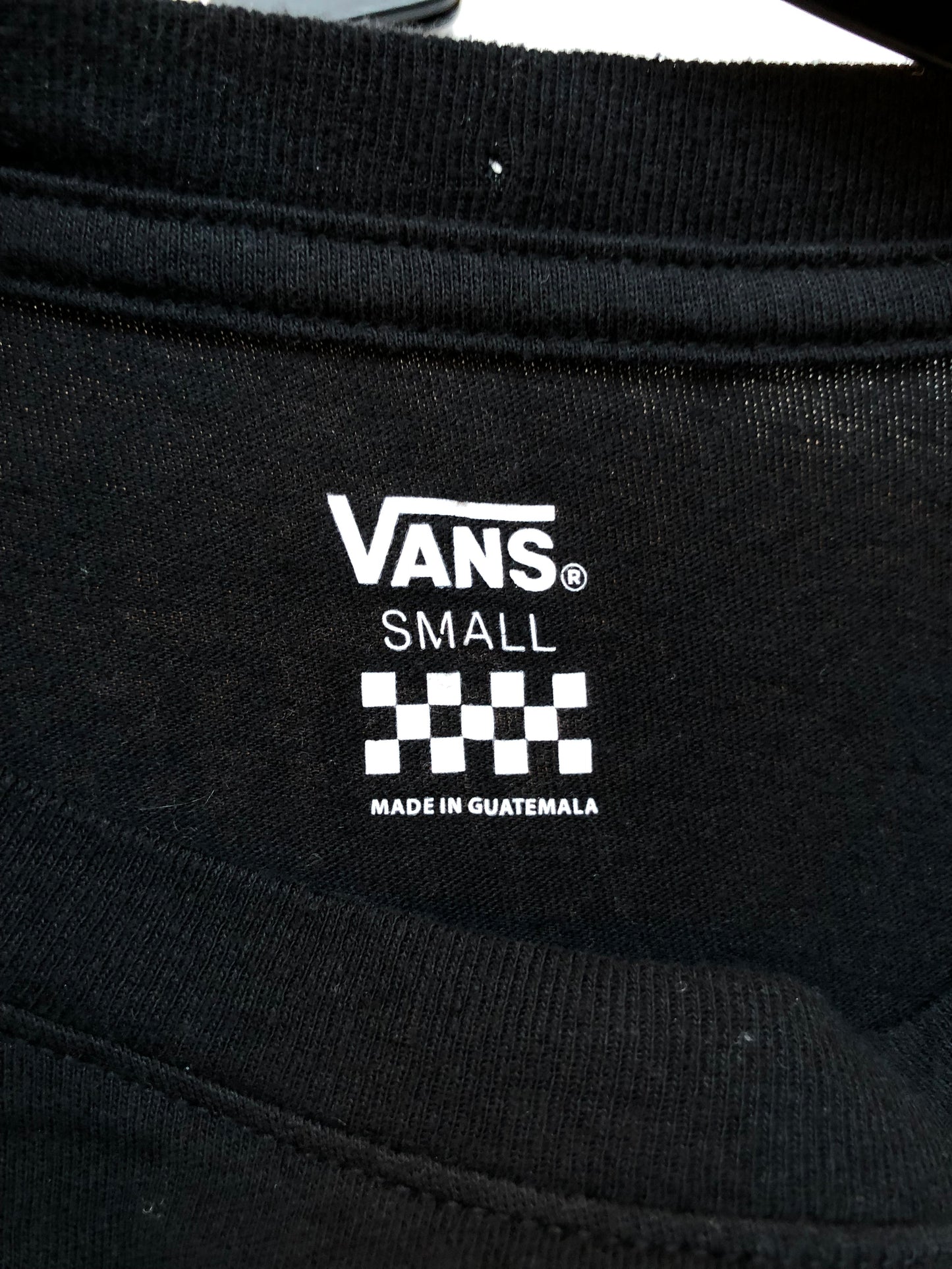 Vans Black Long Sleeve Crop Top