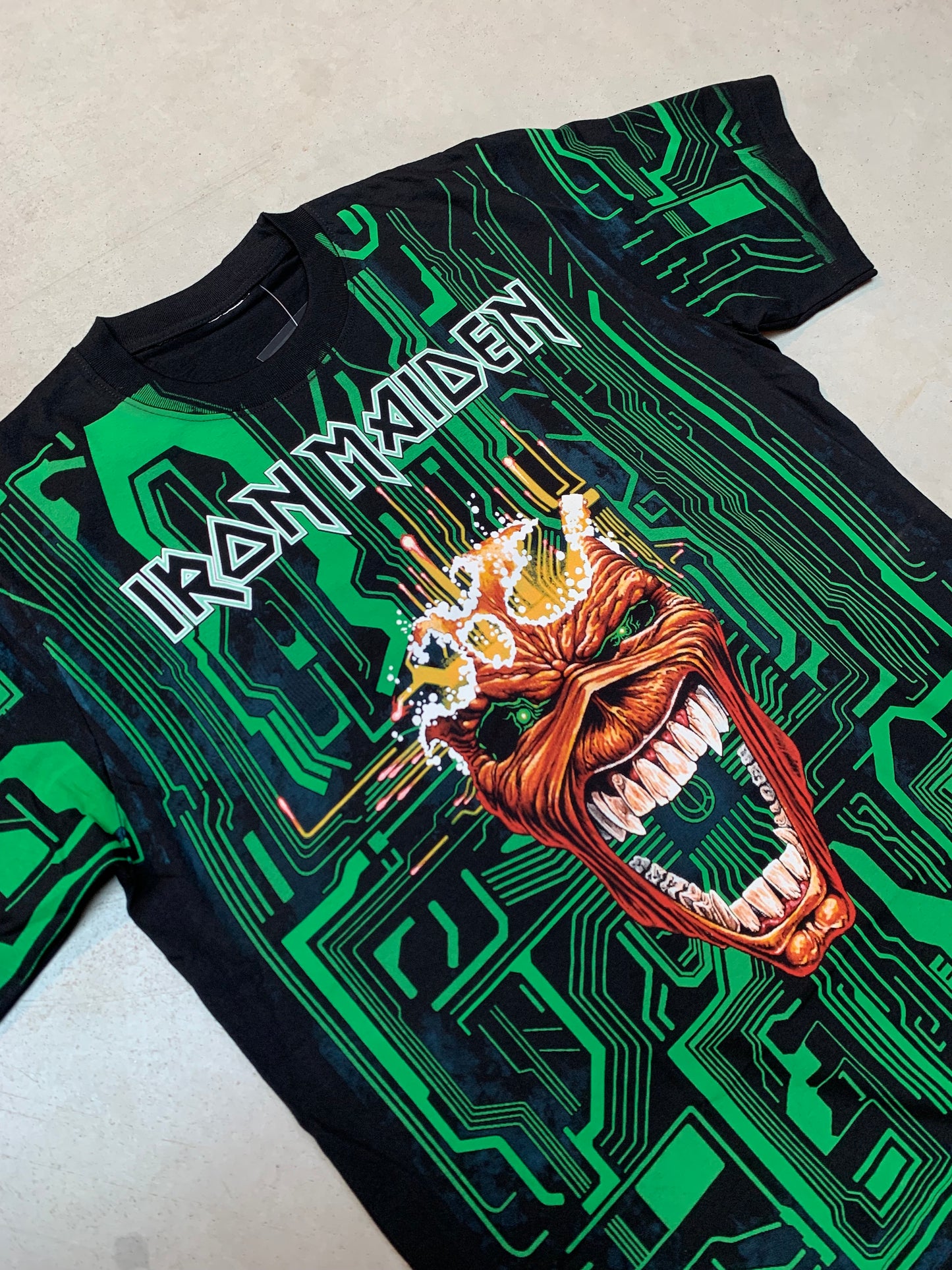 Iron Maiden "VIRUS" All Over Print Band T-Shirt