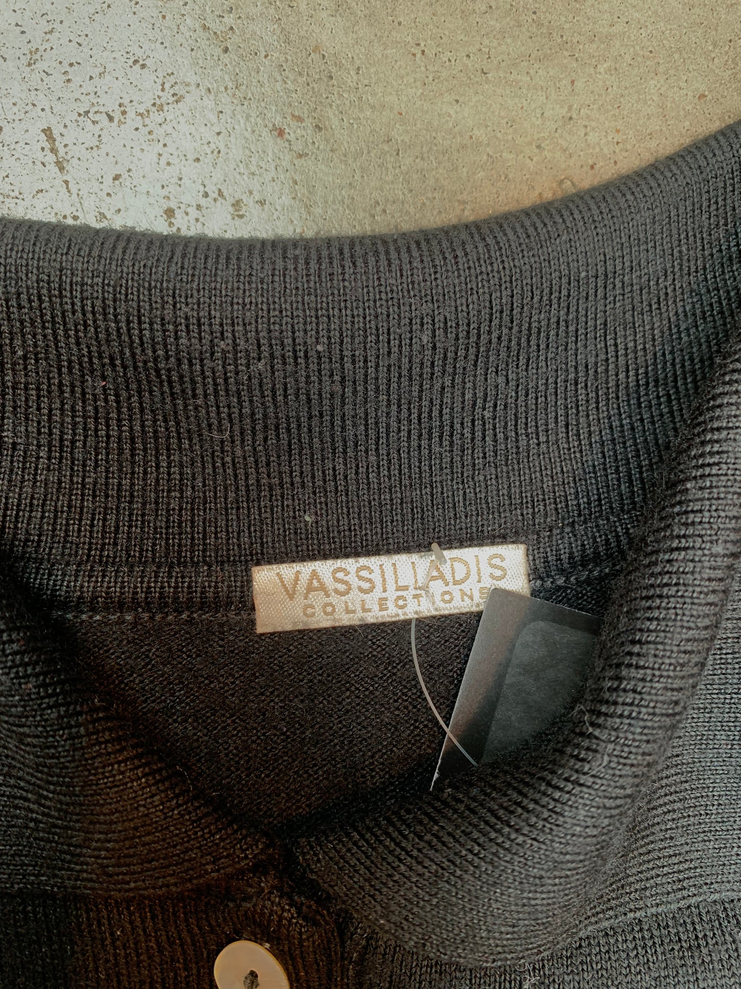 Vintage Vassiliadis Knit Polo Shirt Women XL