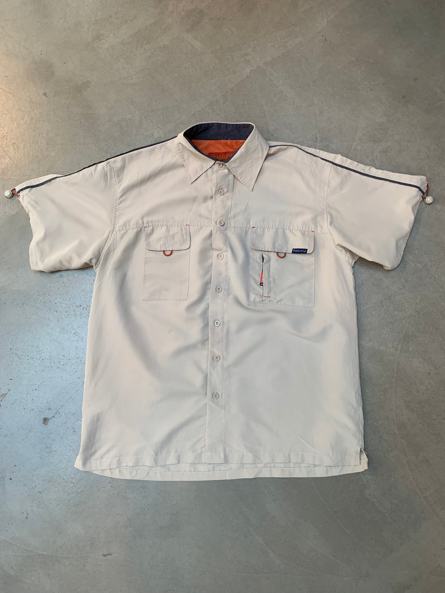 Pacific Utility Button Shirt Men L