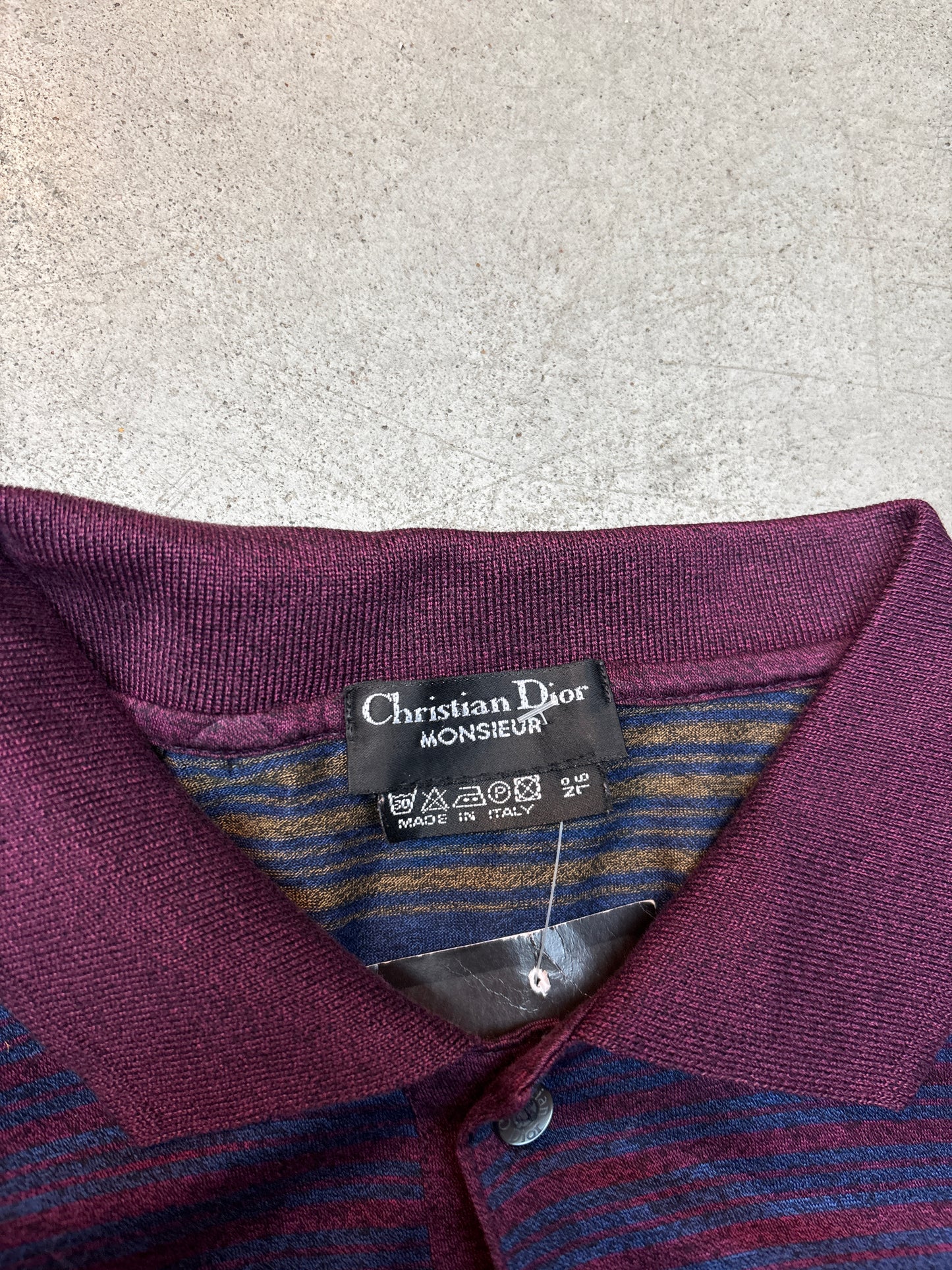 Mens Vintage Christian Dior Button Up Short Sleeve