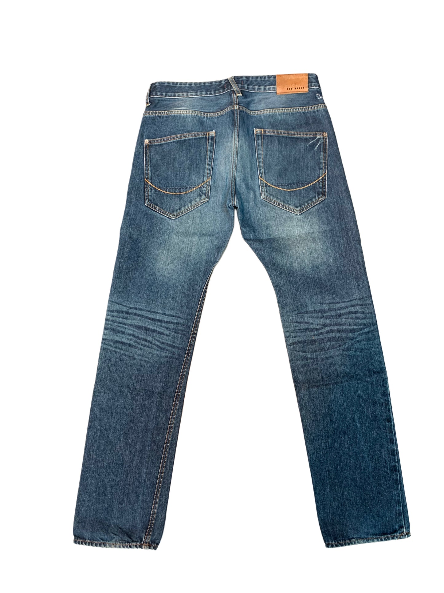 Ted Baker Men’s Classic Fit Straight Leg Jeans