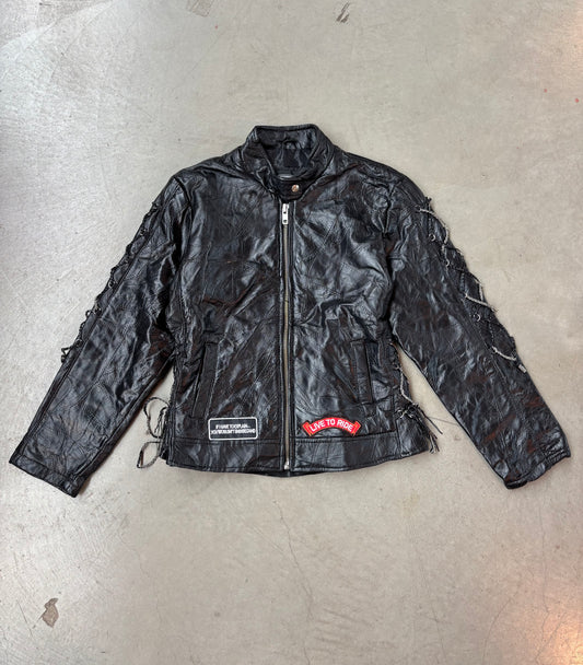 Womens Motorcycle Leather Jacket