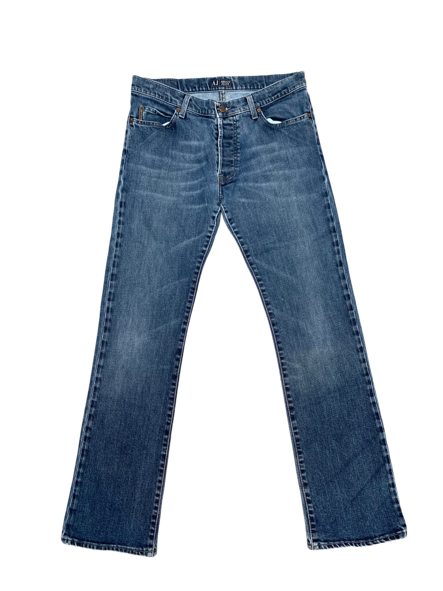Comfort Fit Armani Jeans in Medium Wash