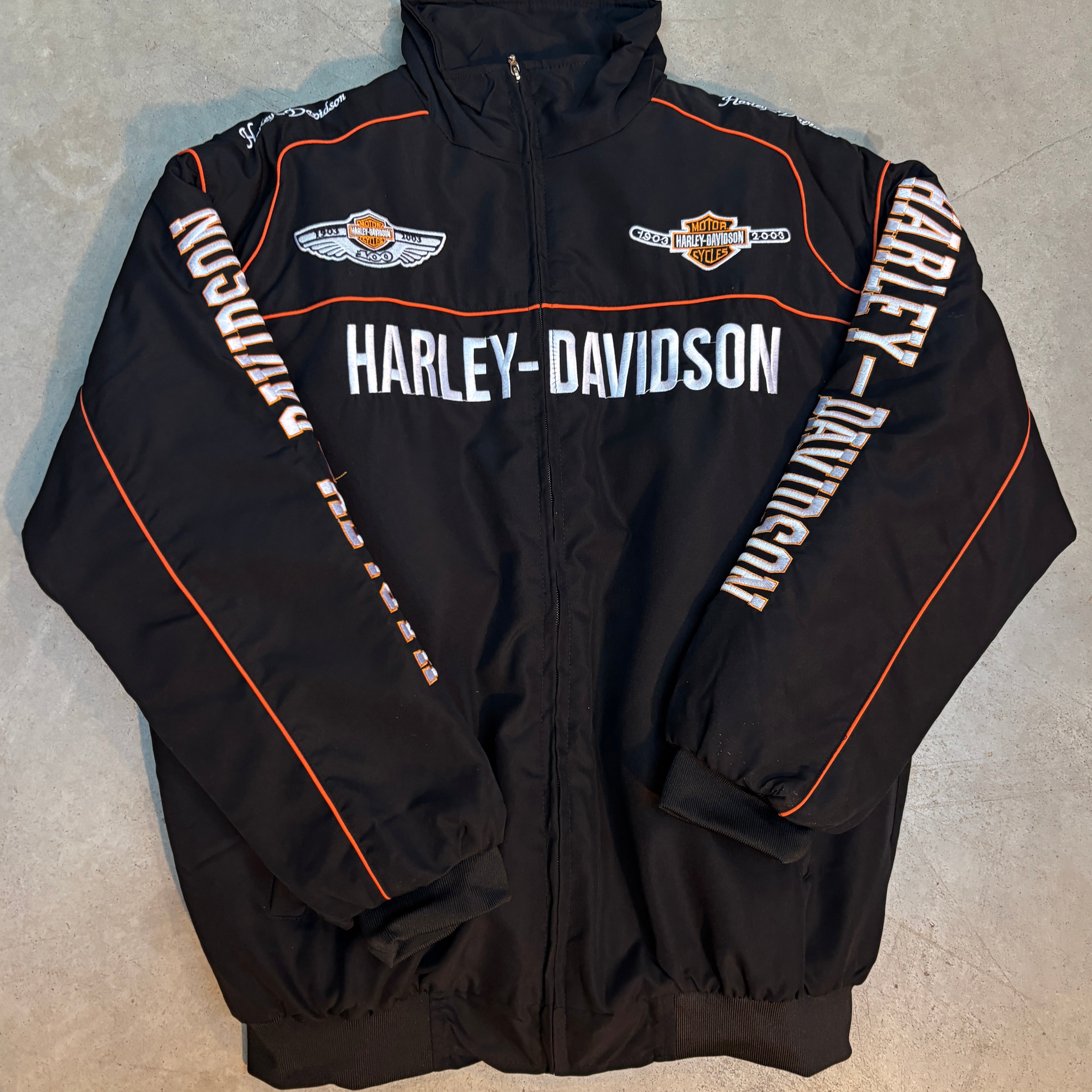 Vintage Harley Davidson 100th Anniversary Racing Bomber Jacket – Khuul