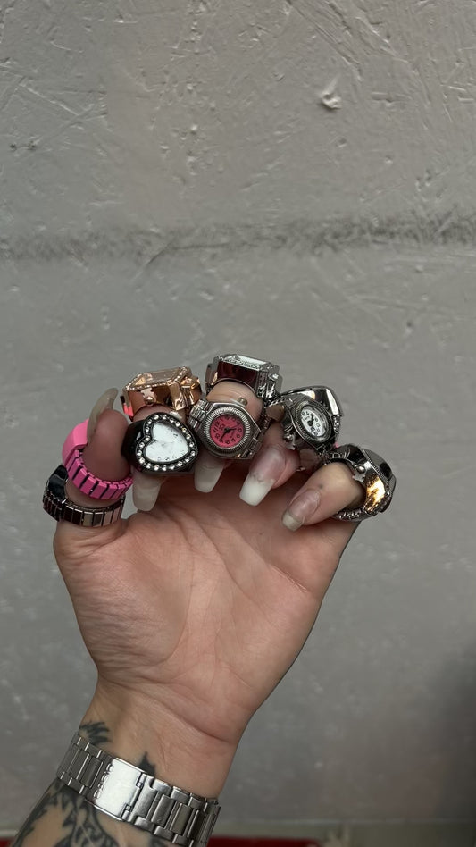 y2k watch rings