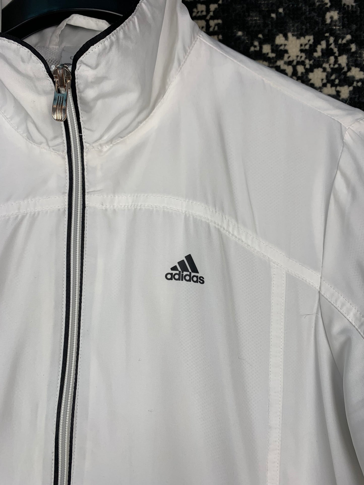 Y2K Women's White Adidas Track Jacket
