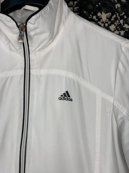 Y2K Women's White Adidas Track Jacket