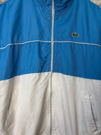 Lacoste Blue & White Zip Up Track Jacket