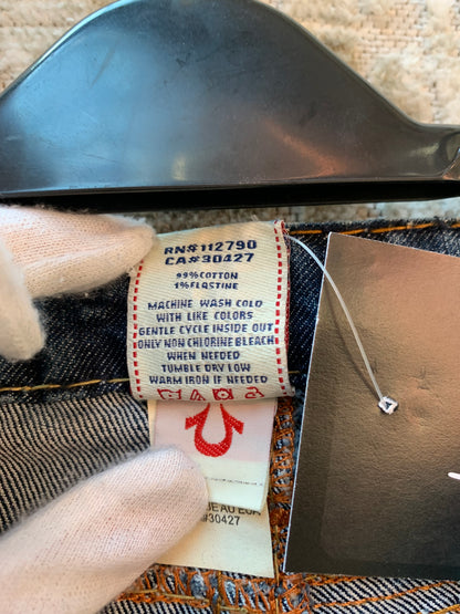 True Religion Rhinestone Straight Jeans