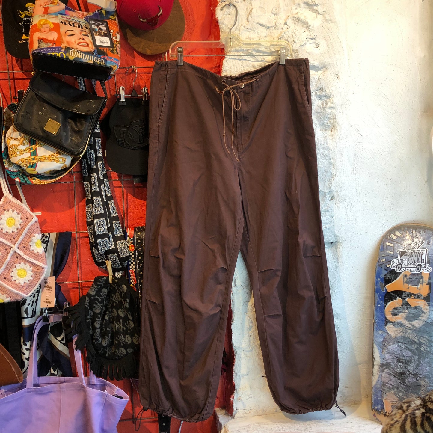 Y2K Parachute Pants