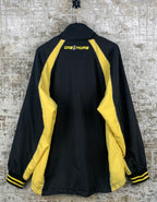One More Mens Black Yellow Track Jacket