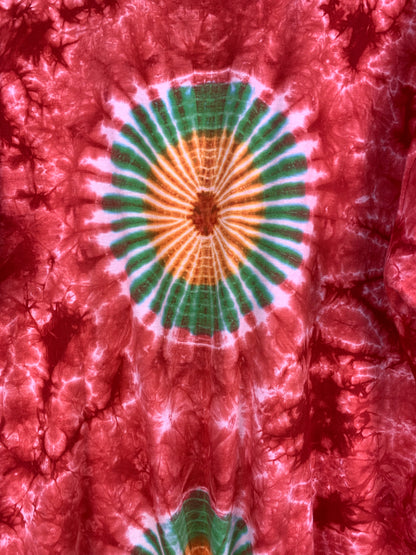 Mens Y2K Bon Jovi Tiger Graphic Tie Dye T Shirt