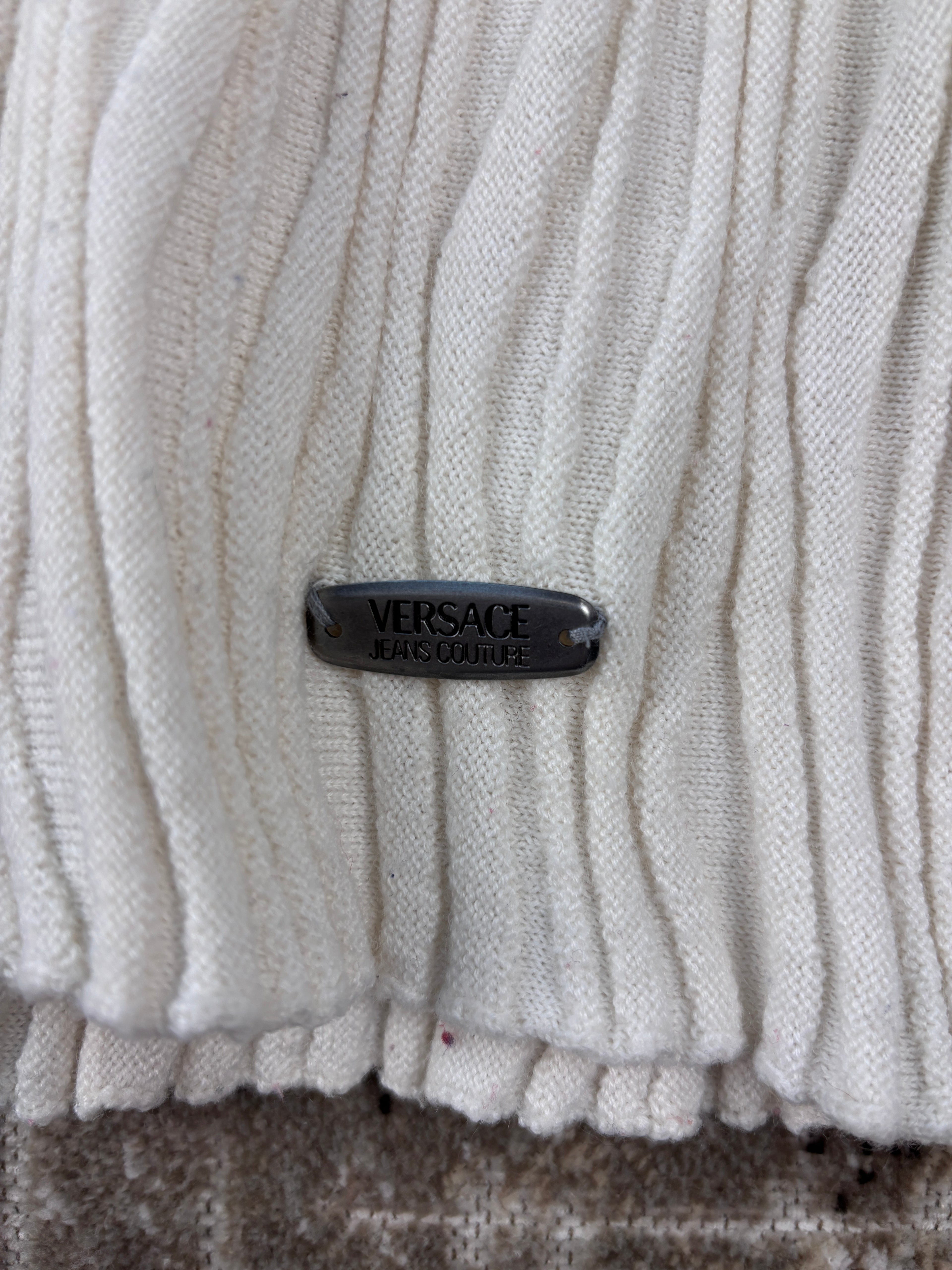 Women's Versace Ribbed Sweater