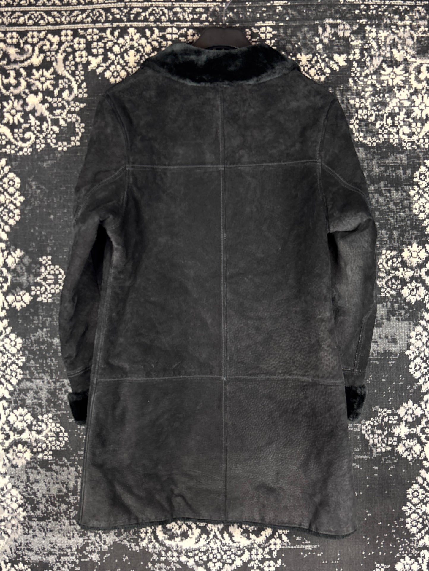 Vintage Women's Black Suede Coat